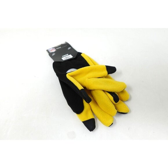 Pittsburgh Steelers NFL Texting Gloves NEW One Size Fits Most FOCO - Picture 4 of 5